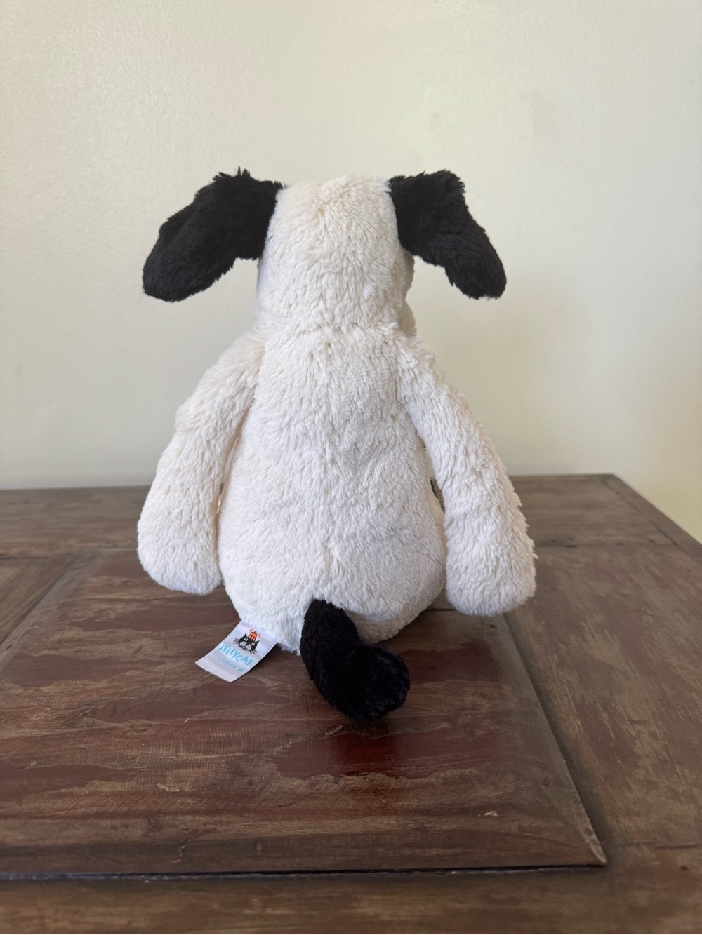 Jellycat Bashful Black & Cream Puppy Dog 9” plush toy stuffed‎ animal baby kids - Picture 3 of 7